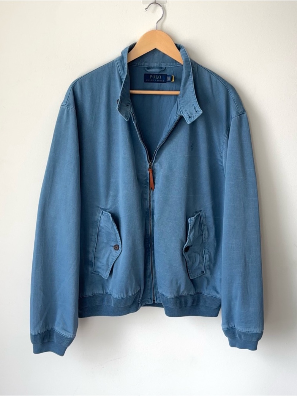 Polo Ralph Lauren Montauk Chino Jacket Men’s XL Garment Dyed Bomber Windbreaker